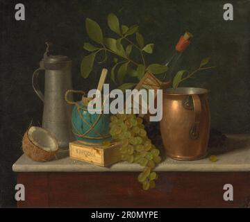 Just Dessert Data: 1891 artista: William Michael Harnett American, nata Irlanda, 1848–1892 Foto Stock