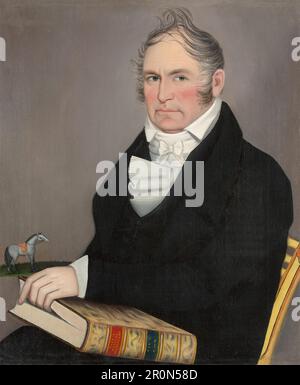 Cornelius Allerton Data: 1821–22 artista: Ammi Phillips American, 1788–1865 Foto Stock