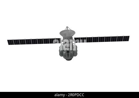 rendering 3d realistico spaziale satellitare Foto Stock