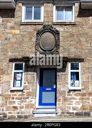 The Fishermen's Mission, The Ship Institute, North Pier, Newlyn, Penzance, Cornovaglia, Inghilterra, Regno Unito. Foto Stock