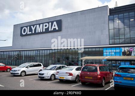 centro ricreativo olympia boucher Road Belfast, Irlanda del Nord, regno unito Foto Stock