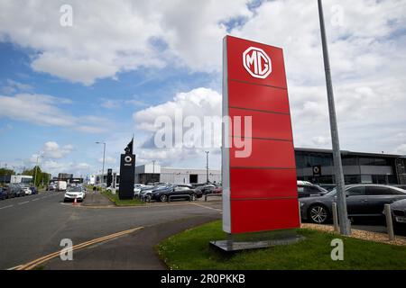 Mg Smart mercedes-benz e bmw concessionari boucher cresent Belfast, Irlanda del Nord, regno unito Foto Stock