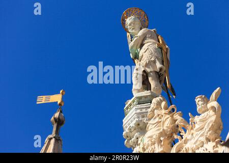 Particolare della Basilica di San Marco, Venezia, Veneto, Italia Foto Stock