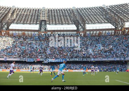 Napoli, Italia, 7th maggio 2023. Una visione generale durante la Serie A match allo Stadio Diego Armando Maradona, Napoli. L'immagine di credito dovrebbe essere: Jonathan Moskrop / Sportimage Foto Stock