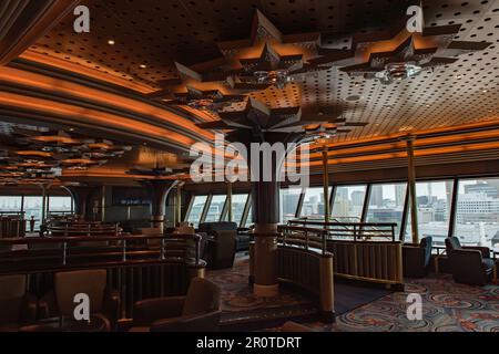 Yokohama, Giappone 16 luglio 2016 - interno del nightclub Skywalkers durante la giornata sulla nave da crociera Diamond Princess. Foto Stock