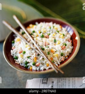 riso fritto Foto Stock