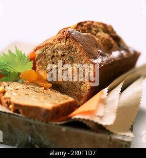 Whisky dell'isola e torta di frutta Foto Stock