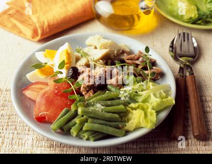 Insalata Niçoise Foto Stock