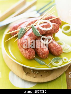 Salsicce di Tolosa Foto Stock