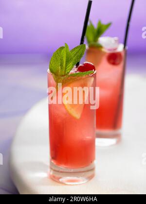 Cocktail Singapore Sling Foto Stock