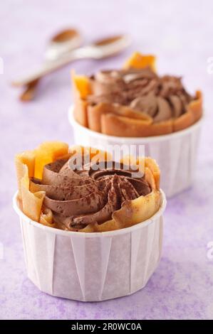 Tulipani di cioccolato Foto Stock