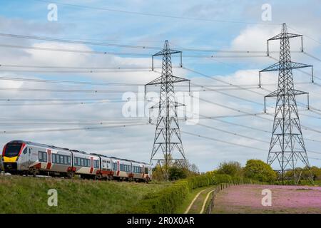 Linea di diramazione East Suffolk Campsea Ashe Suffolk UK Foto Stock