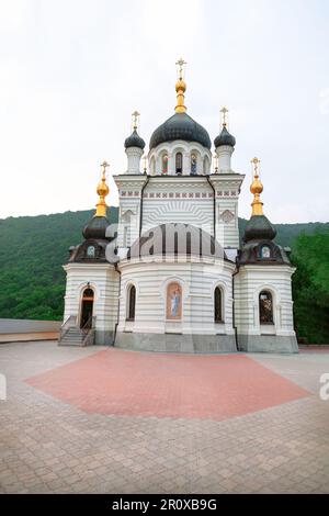 Chiesa di Foros in Crimea . Chiesa della risurrezione di Cristo Foto Stock