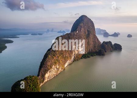 Veduta aerea dei punti di riferimento della Thailandia Foto Stock