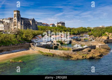 Chiesa di Sainte-Eugénie, Biarritz, Paesi Baschi francesi, Pirenei Atlantici, Francia Foto Stock