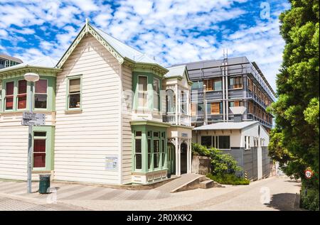 Dunedin, Nuova Zelanda - 3 gennaio 2010: Edificio del Dipartimento di Psicologia dell'Università di Otago Foto Stock