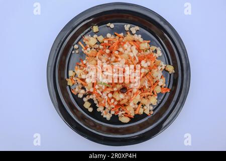 Digiuno cibo Sabudana khichdi speciale per i giorni di digiuno religioso come Ekadashi, Navratri Mahashivratri festival Foto Stock