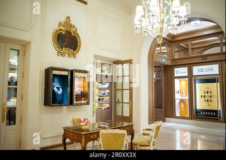 Parigi, Francia, Hotel le Ritz, interni, viste, stile di vita di lusso, edificio interno, arredamento Foto Stock