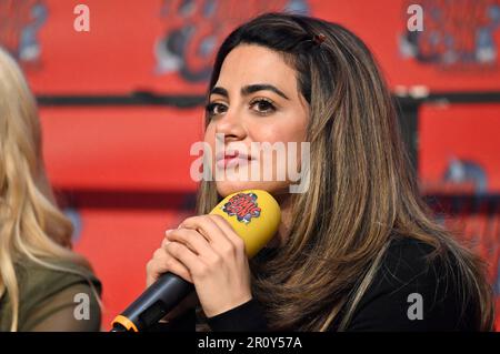 Emeraude Toubia auf der German Comic con edizione primaverile in der Messe Dortmund. Dortmund, 06.05.2023 Foto Stock