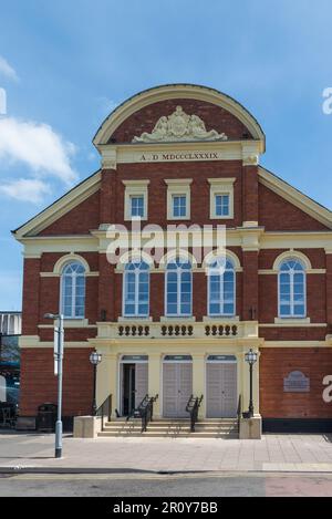 Tamworth Assembly Rooms è un luogo per musica dal vivo e spettacoli teatrali a Tamworth, nello Staffordshire Foto Stock