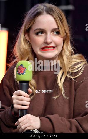 McKenna Grace auf der German Comic con edizione primaverile in der Messe Dortmund. Dortmund, 07.05.2023 Foto Stock