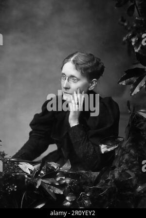 Frances Willard. Ritratto del riformatore e suffragista americano della temperanza, Frances Elizabeth Caroline Willard (1839-1898), c. 1880-90 Foto Stock