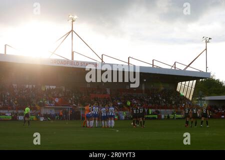 Crawley, Regno Unito. 10th maggio, 2023. Crawley, Inghilterra, 10th 2023 maggio: La visione generale dell'azione durante la partita di football della fa Womens Super League tra Brighton e Arsenal al Broadfield Stadium di Crawley, Inghilterra. (James Whitehead/SPP) Credit: SPP Sport Press Photo. /Alamy Live News Foto Stock