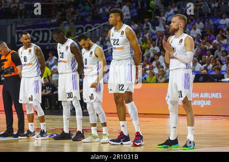 Madrid, Spagna. 10th maggio, 2023. 10th maggio 2023; Wizink Center; Madrid; Spagna; Turkish Airlines Eurolega Basketball; Playoff Game 5; Real Madrid vs Partizan Mozzart Bet Belgrado; 900/Cordon Press Credit: CORDON PRESS/Alamy Live News Foto Stock