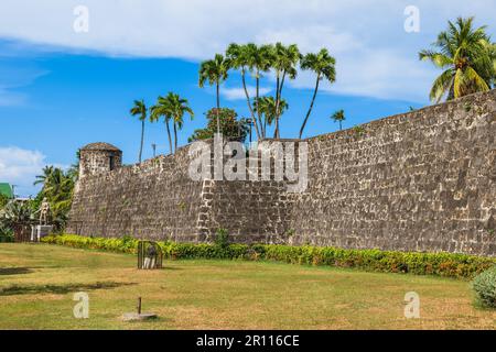 Fort San Pedro, una struttura militare di difesa a Cebu, Filippine Foto Stock