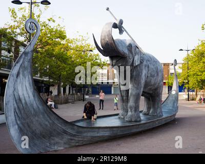 Kirkby Centro . Merseyside Italia Foto Stock