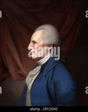 Richard Henry Lee (20 gennaio 1732 – 19 giugno 1794) è stato il sesto presidente del Congresso continentale ed è uno dei padri fondatori degli Stati Uniti come firmatario della Costituzione degli Stati Uniti, riproduzione storica e restaurata digitalmente da un originale del 19th ° secolo Foto Stock