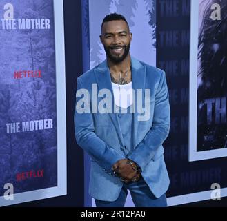 Los Angeles, Stati Uniti. 10th maggio, 2023. Los Angeles, Stati Uniti, 10 maggio 2023. Il membro del cast Omari Hardwick partecipa alla prima del thriller cinematografato "la Madre" al Regency Village Theatre nella sezione Westwood di Los Angeles mercoledì 10 maggio 2023. Trama: Mentre fugge da pericolosi assalitori, un assassino esce di nascosto per proteggere sua figlia che ha lasciato prima nella vita. Foto di Jim Ruymen/UPI Credit: UPI/Alamy Live News Foto Stock