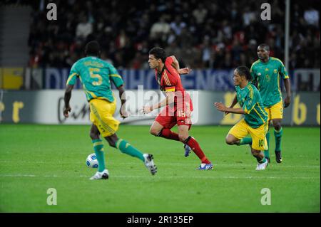 Michael Ballack Aktion Fußball Länderspiel, Deutschland - Südafrika 2:0, 5,9.2009. Foto Stock