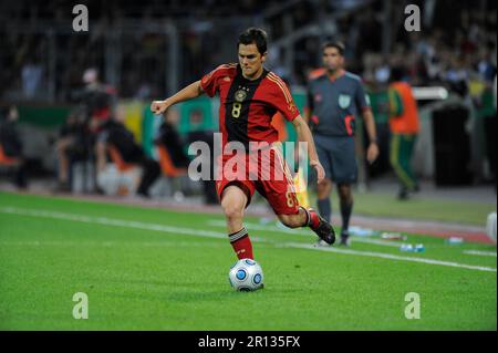 Marcel Schäfer Aktion Fußball Länderspiel, Deutschland - Südafrika 2:0, 5,9.2009. Foto Stock