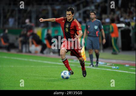 Marcel Schäfer Aktion Fußball Länderspiel, Deutschland - Südafrika 2:0, 5,9.2009. Foto Stock