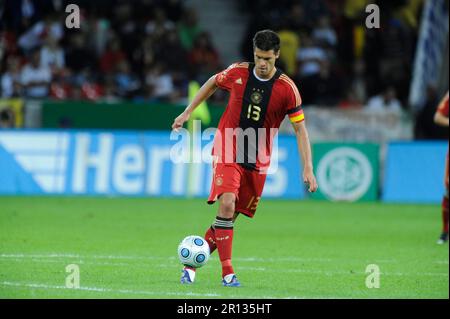 Michael Ballack Aktion Fußball Länderspiel, Deutschland - Südafrika 2:0, 5,9.2009. Foto Stock