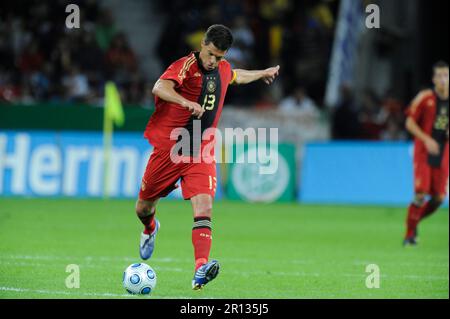 Michael Ballack Aktion Fußball Länderspiel, Deutschland - Südafrika 2:0, 5,9.2009. Foto Stock