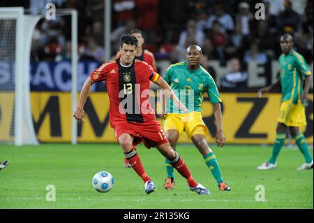 Michael Ballack Aktion Fußball Länderspiel, Deutschland - Südafrika 2:0, 5,9.2009. Foto Stock