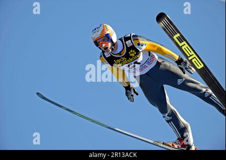 JANDA Jakub, CZE, , Aktion. 4 Schanzen-Tournee, Training zum Neujahrsspringen in Garmisch Partenkirchen am 31.12.2008, Skispringen Welt Cup in. Foto Stock