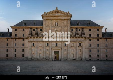 Sito reale di San Lorenzo de El Escorial - San Lorenzo de El Escorial, Spagna Foto Stock