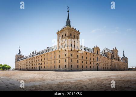 Monastero di El Escorial (sito reale di San Lorenzo de El Escorial) - San Lorenzo de El Escorial, Spagna Foto Stock