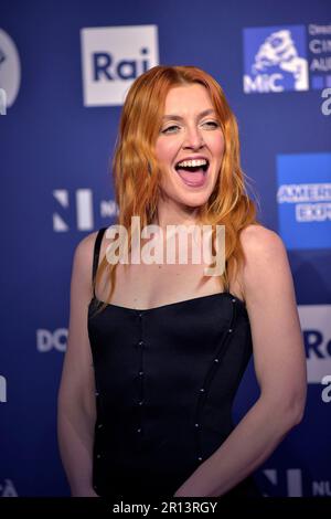 Roma, Italia. 11th maggio, 2023. Noemi partecipa al tappeto rosso David di Donatello 68th il 10 maggio 2023 a Roma, Italia Credit: dpa/Alamy Live News Foto Stock