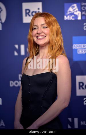 Roma, Italia. 11th maggio, 2023. Noemi partecipa al tappeto rosso David di Donatello 68th il 10 maggio 2023 a Roma, Italia Credit: dpa/Alamy Live News Foto Stock