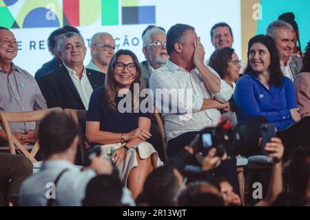 Salvador, Brasile. 11th maggio, 2023. 2027, una legge che stabilisce linee guida, obiettivi e obiettivi per il bilancio pubblico federale ogni quattro anni. Anche il governatore di Bahia, Jerônimo Rodrigues, ha partecipato all'evento. Credit: Leo Bahia/FotoArena/Alamy Live News Foto Stock