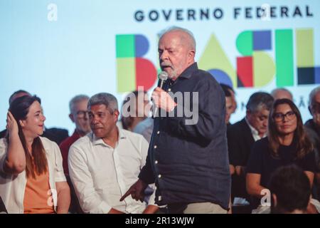 Salvador, Brasile. 11th maggio, 2023. 2027, una legge che stabilisce linee guida, obiettivi e obiettivi per il bilancio pubblico federale ogni quattro anni. Anche il governatore di Bahia, Jerônimo Rodrigues, ha partecipato all'evento. Credit: Leo Bahia/FotoArena/Alamy Live News Foto Stock