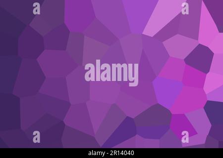 Uno sfondo geometrico viola con triangoli, forme scure e chiare e un'illustrazione unica. Foto Stock