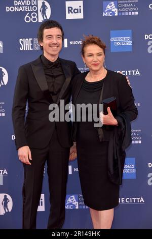 Roma, Italia. 10th maggio, 2023. Diodato partecipa al tappeto rosso David di Donatello 68th il 10 maggio 2023 a Roma, Italia Credit: dpa/Alamy Live News Foto Stock