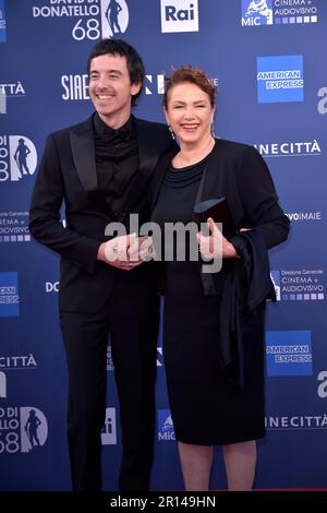 Roma, Italia. 10th maggio, 2023. Diodato partecipa al tappeto rosso David di Donatello 68th il 10 maggio 2023 a Roma, Italia Credit: dpa/Alamy Live News Foto Stock