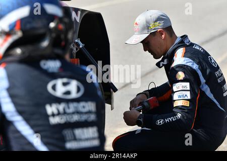 SORDO Dani (spa), Hyundai Shell Mobis World Rally Team, Hyundai i20 N Rally 1 Hybrid, ritratto durante il Rally, Portogallo. , . WRC World Rally Championship, dal 11 al 14 maggio 2023 a Porto, Portogallo - Foto Paulo Maria/DPPI Credit: DPPI Media/Alamy Live News Foto Stock