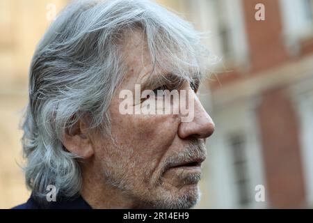 Roger Waters, un musicista inglese che ha co-fondato il gruppo di grande successo prog-rock Pink Floyd, è visto in questa fotografia del 2017. Il cantante-songwri Foto Stock